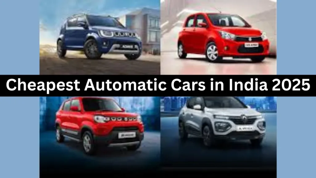 cheapest automatic cars in india
